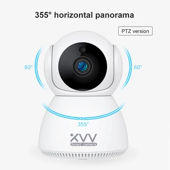 Xiaomi Xiaovv Smart Kamera 1080P HD 360 PTZ Sukimosi Signalizacijos Balso Domofonas AI Žmogaus Judesio Aptikimo Infraraudonųjų spindulių Naktinio Matymo Namuose