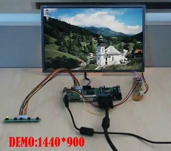 Yqwsyxl Kontrolės Valdyba Stebėti Rinkinys LTN170MT02-M01 HDMI + DVI + VGA LCD LED ekrano Valdiklio plokštės Tvarkyklės
